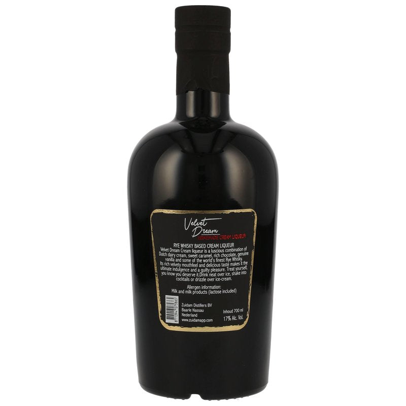 Zuidam Velvet Dream Liqueur auf Rye Whisky Basis