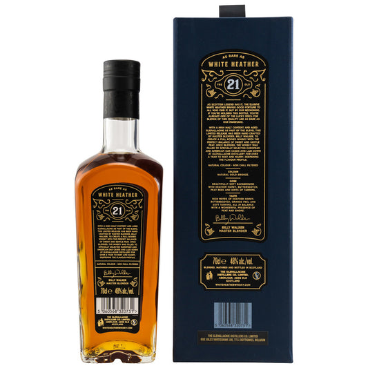 White Heather 21 y.o. Blended Scotch Whisky by Billy Walker