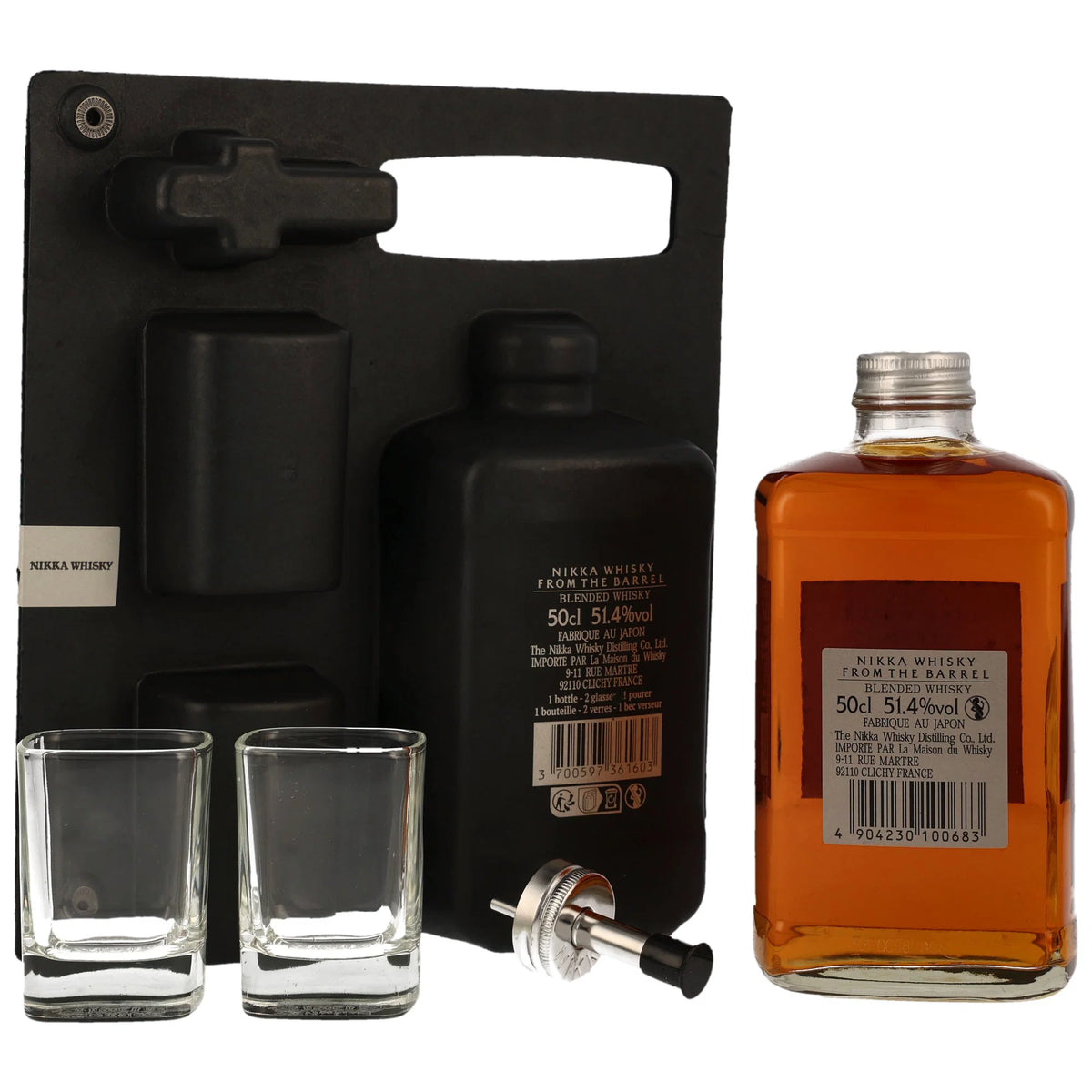 Nikka Whisky From the Barrel mit 2 Gläsern und Ausgießer
