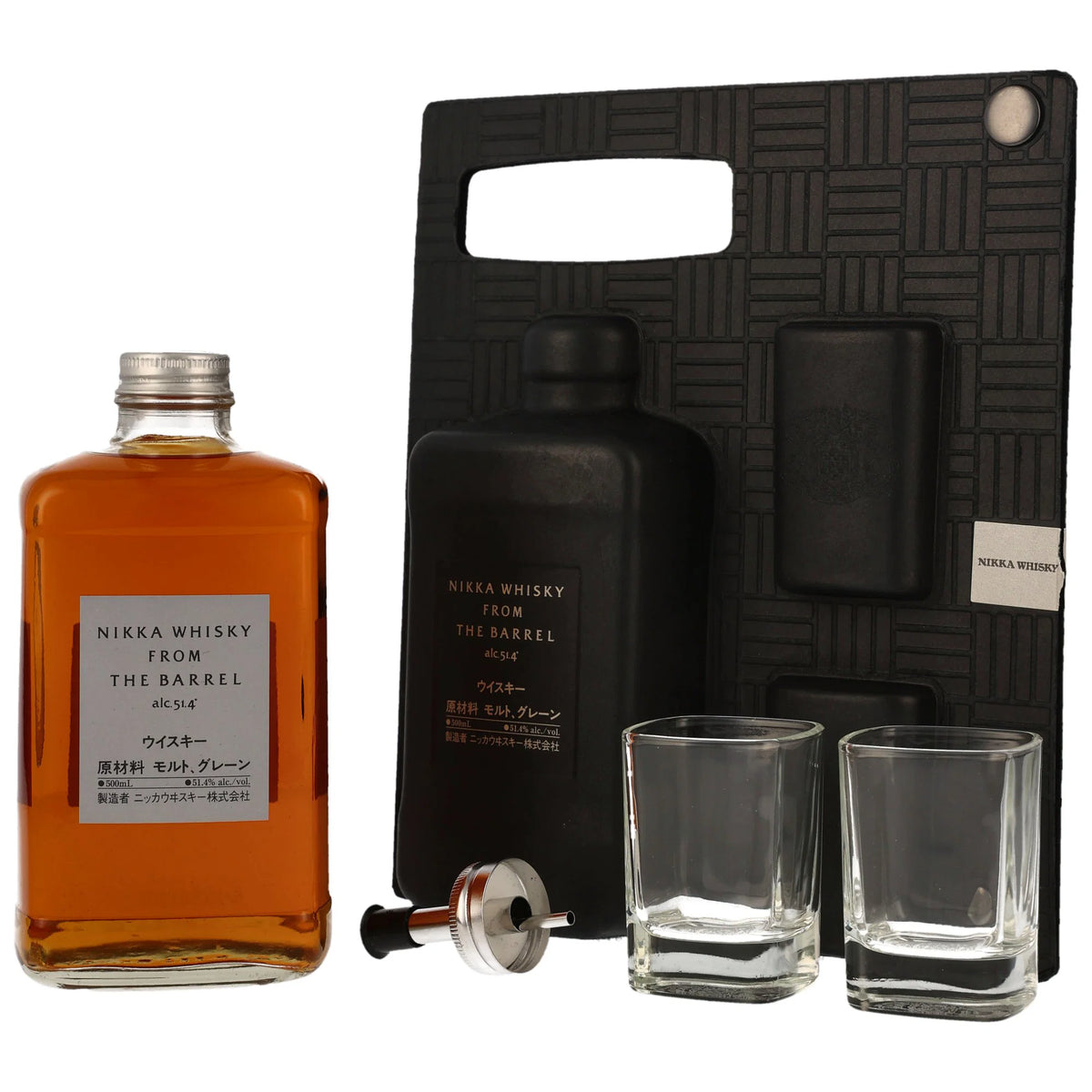 Nikka Whisky From the Barrel mit 2 Gläsern und Ausgießer