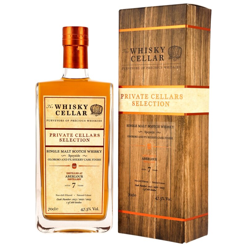 Aberlour 7 y.o. -  Oloroso & PX Sherry Cask Finish #1013, 2022, 2023 (The Whisky Cellar)