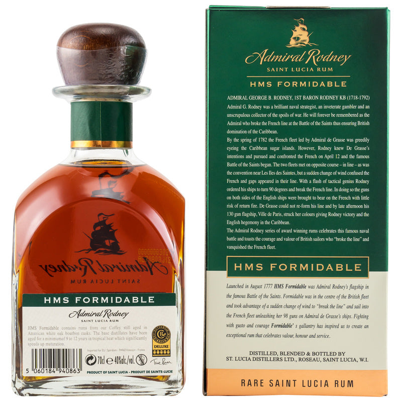 Admiral Rodney Rum - HMS Formidable