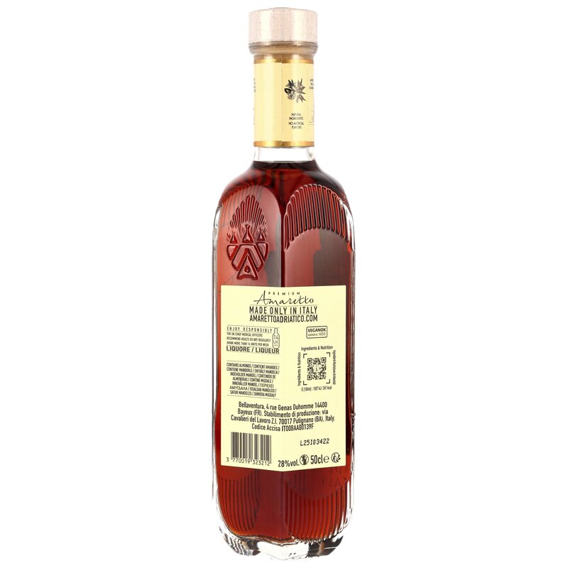 Adriatico Amaretto Roasted Almonds - 500ml