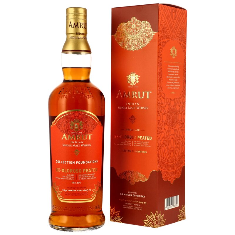 Amrut 2017/2024 - 6 y.o. - Peated Oloroso Cask