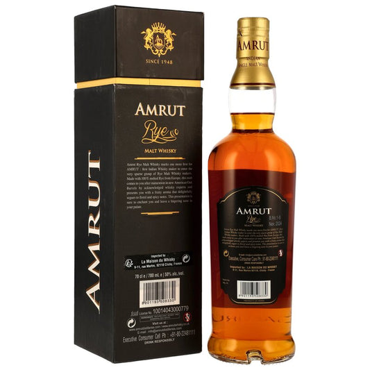 Amrut Rye Malt Whisky