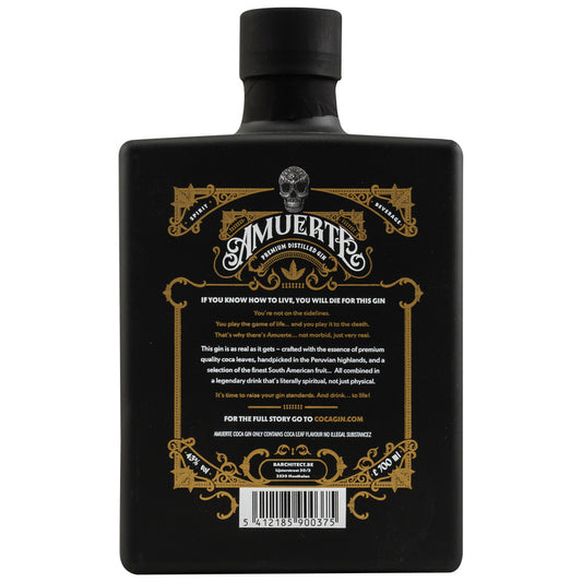 Amuerte Coca Leaf Gin Black Edition