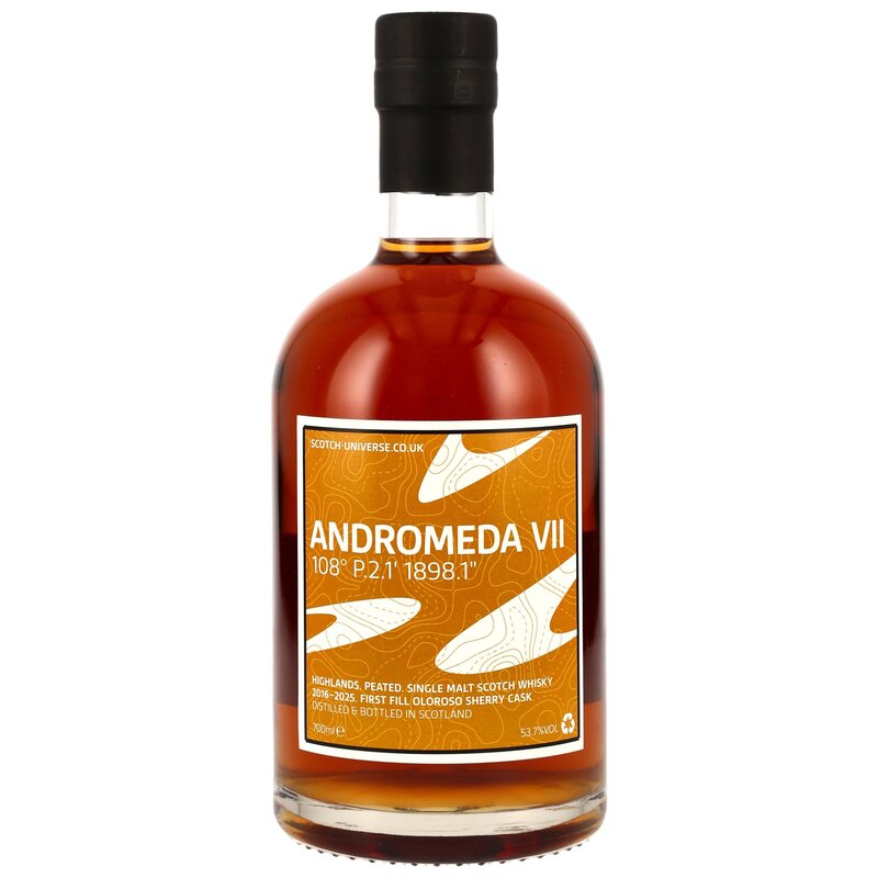 ANDROMEDA VII 2016/2025 - 1st Fill Oloroso Sherry Hogshead - Scotch Universe 