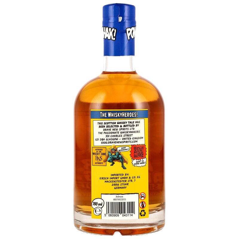 Ardmore 11 y.o. - Whiskyheroes: The Ardphroaig Mutant on Guard - Brave New Spirits  - Exclusive for Germany