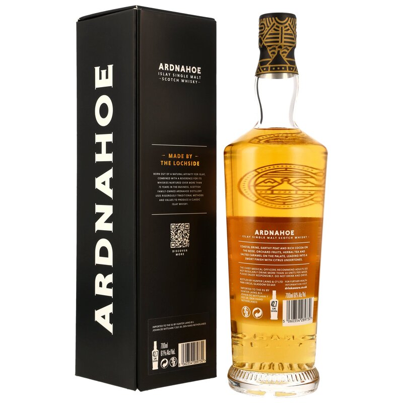 Ardnahoe 5 y.o. Cask Strength Batch #2 1st Fill Bourbon Barrels