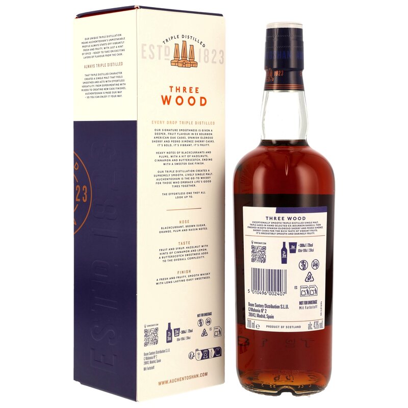 Auchentoshan Three Wood - neue Ausstattung