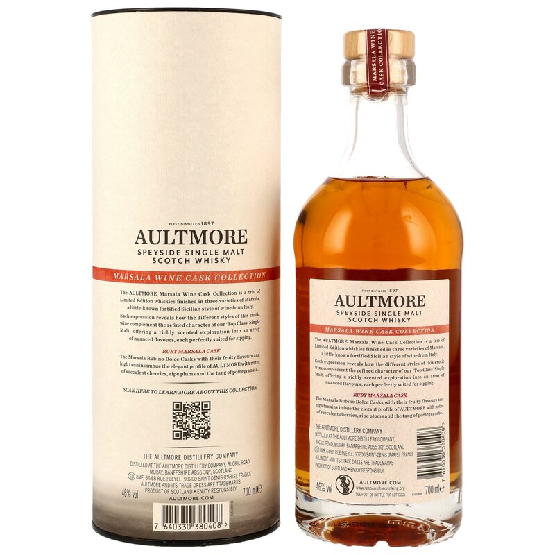 Aultmore 15 y.o. - Ruby Marsala Cask Finish - Limited Edition