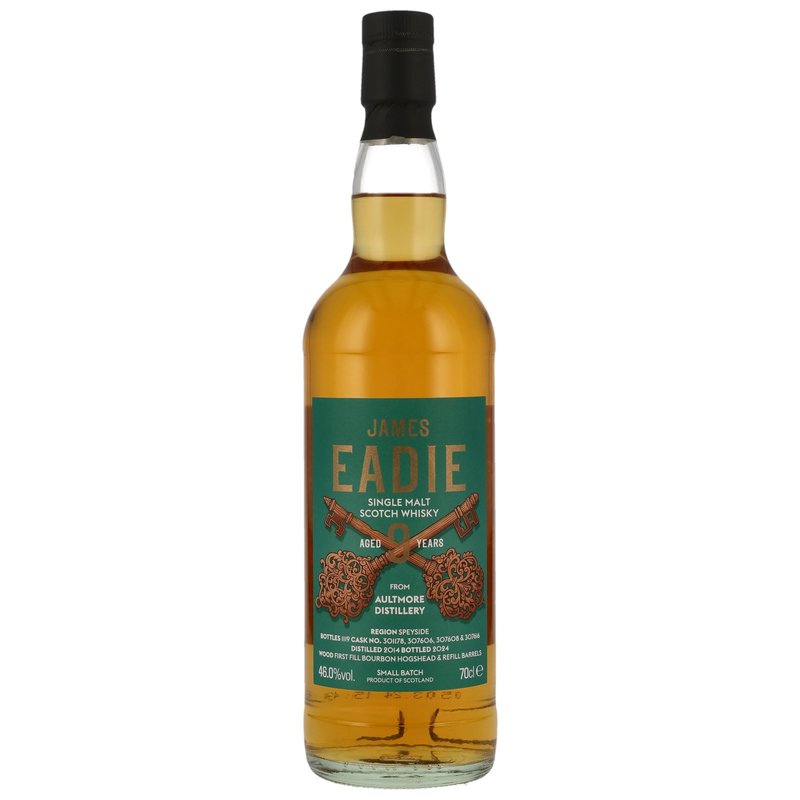 Aultmore 2014/2024 - 9 y.o. - First Fill Bourbon - James Eadie