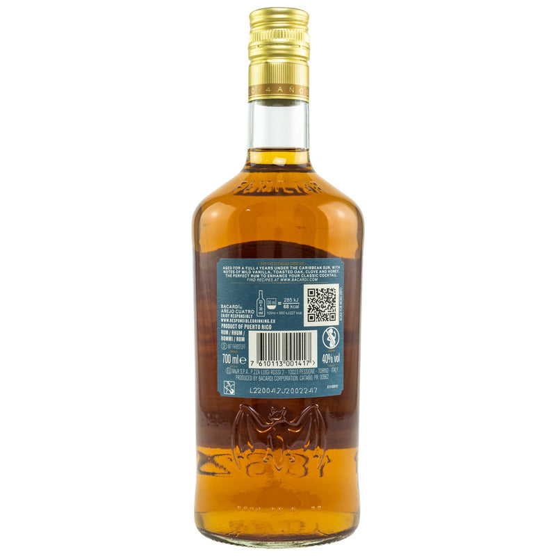 Bacardi 4 y.o. Anejo Cuatro