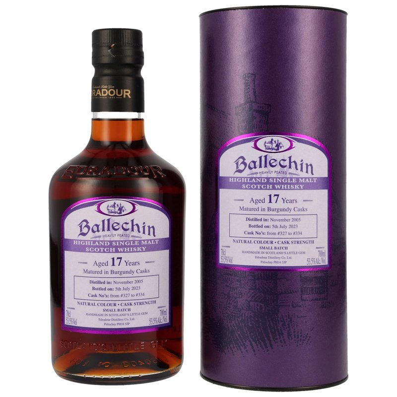 Ballechin 2005/2023 - 17 y.o. - Ex-Burgundy Wine Cask
