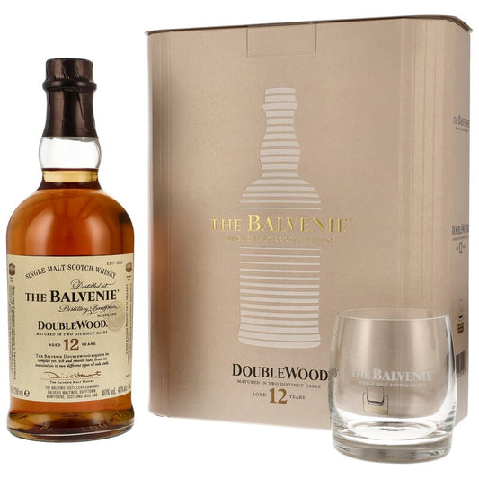 Balvenie 12 y.o. Double Wood + Glas (Tumbler)