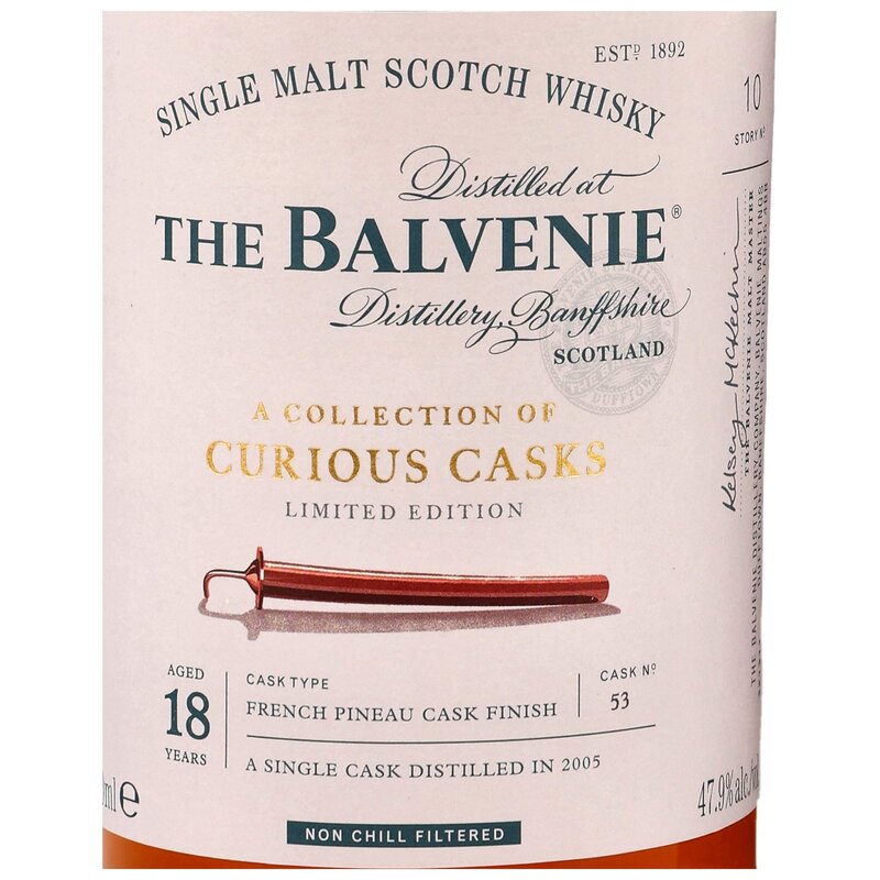 Balvenie 2005 - 18 y.o. - French Pineau Cask #53 Curious Casks