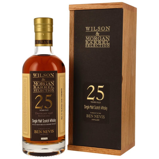 Ben Nevis 1998/2023 - 25 y.o. - Fully Matured in Sherry Wood #634 - Wilson & Morgan