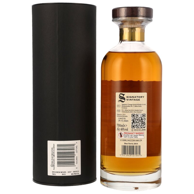 Ben Nevis 2014 - 9. y.o. - Sig Ibisco Decanter