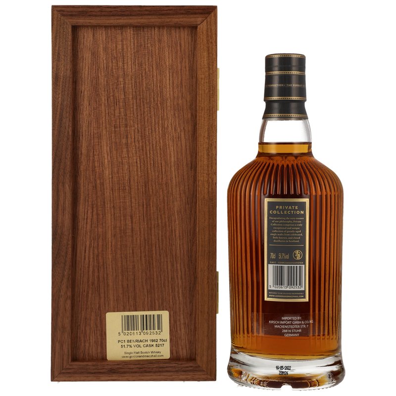 Benriach 1982/2022 G&M PVC Private Collection #5217
