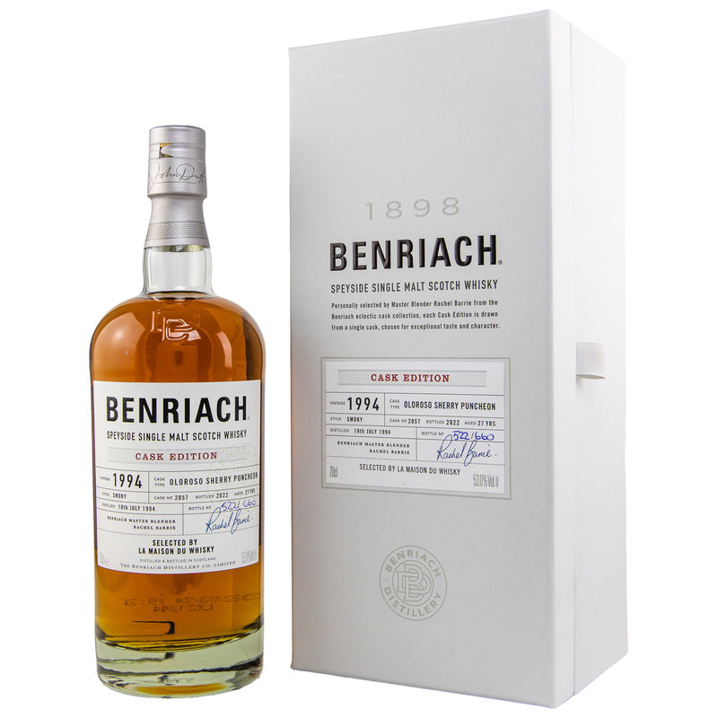 Benriach 1994/2022 - 27 y.o. - First Fill Smoky Oloroso - #2057 - LMDW