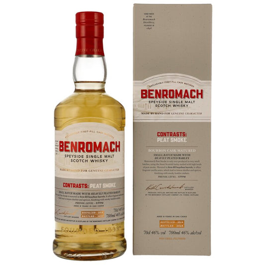 Benromach Contrasts: Peat Smoke - 2014/2024 - Bourbon Cask