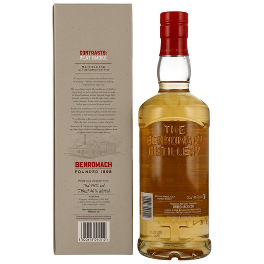 Benromach Contrasts: Peat Smoke - 2014/2024 - Bourbon Cask