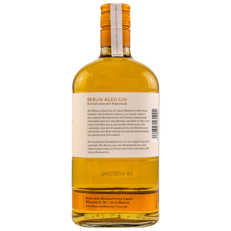 Berliner Brandstifter Berlin Aged Gin - Edition 2022