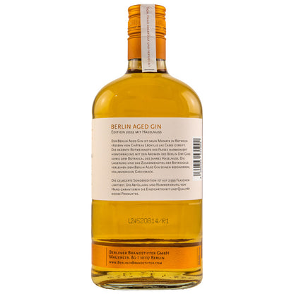 Berliner Brandstifter Berlin Aged Gin - Edition 2022