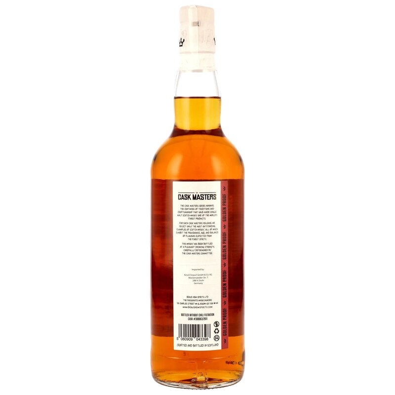 Blair Athol 2011/2025 - 13 y.o. - 1st Fill Oloroso Sherry Cask #308063 - Cask Masters - Brave New Spirits
