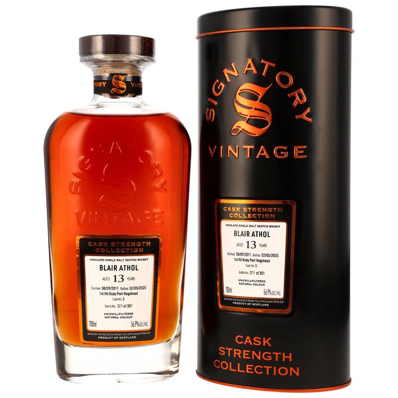 Blair Athol 2011/2025 - 13 y.o. - Sig CS 1st Fill Ruby Port