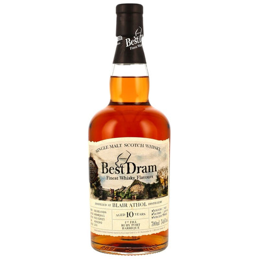 Blair Athol 2015/2025 - 10 y.o. - 1st Fill Ruby Port Barrique #302202 (Best Dram)