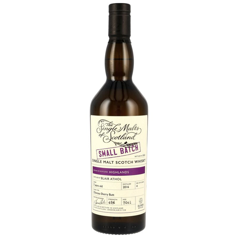 Blair Athol 2016/2024 - 7 y.o. - Oloroso Sherry Butt - Small Batch (SMoS)
