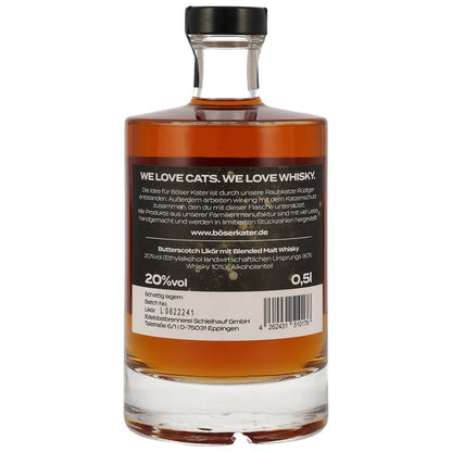 Böser Kater Butterscotch Likör mit Whisky