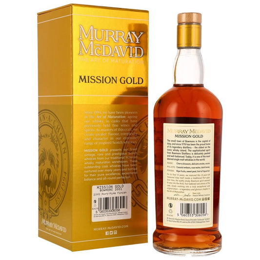Bowmore 2001/2024 - 23 y.o. - Port Pipe - Murray McDavid
