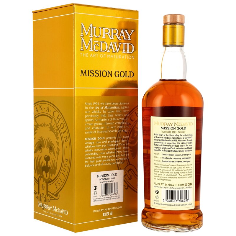 Bowmore 2003/2025 - 22 y.o. - Callejo Wine Cask #2 - Murray McDavid - The Awakening Series