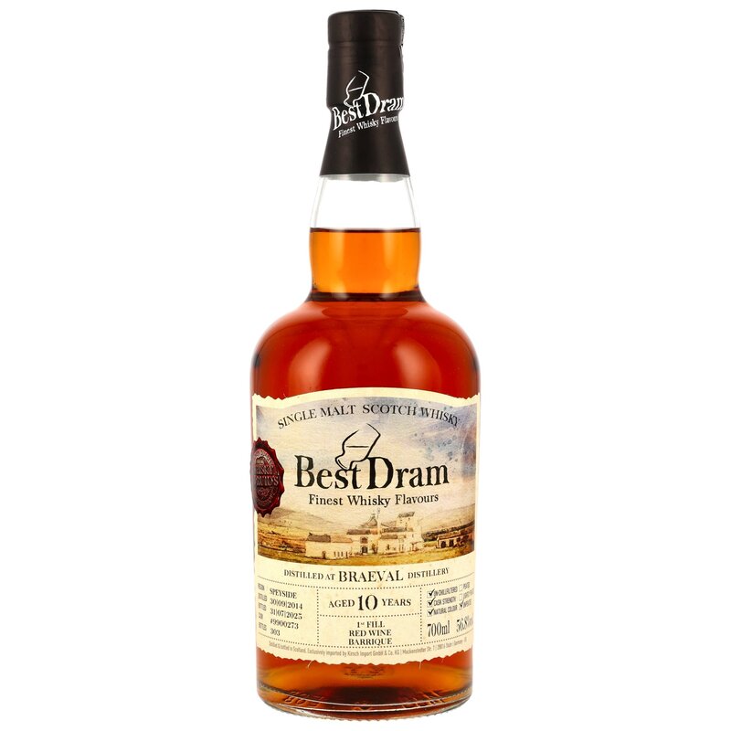 Braeval 2014/2025 - 10 y.o. - 1st Fill Red Wine Barrique #9900273 (Best Dram)