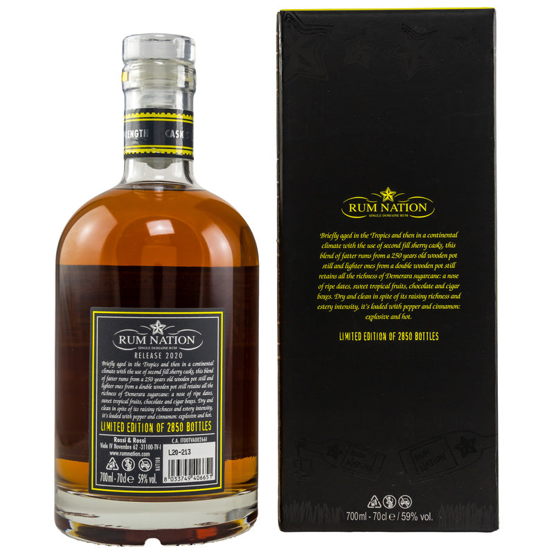 British Guyana 7 y.o. Cask Strength - Rum Nation