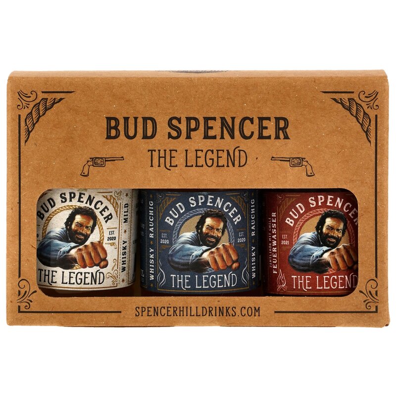 Bud Spencer The Legend Tasting Box 3x0,05l - Neue Ausstattung
