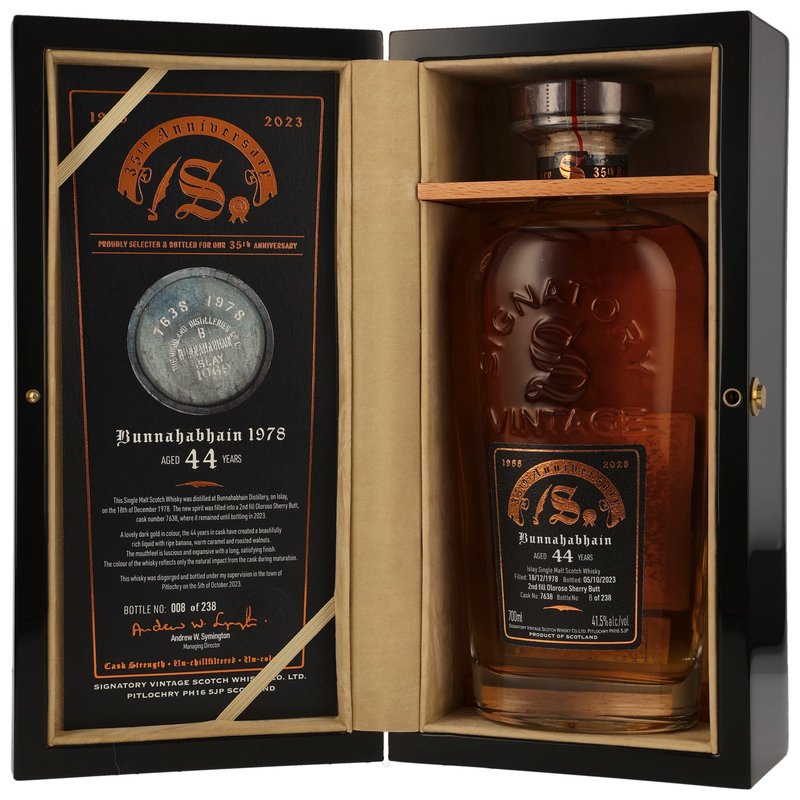 Bunnahabhain 1978/2023 - 44 y.o.