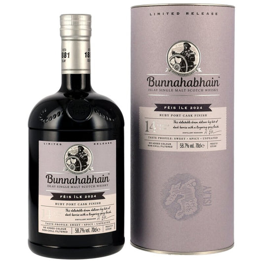 Bunnahabhain 2009/2024 - 14 y.o. - Ruby Port Cask Finish Feis Ile 2024