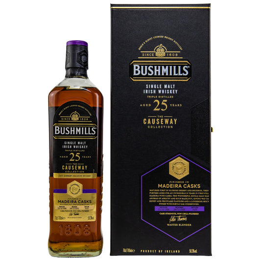 Bushmills 1996/2022 - 25 y.o. - Madeira Cask - The Causeway Collection