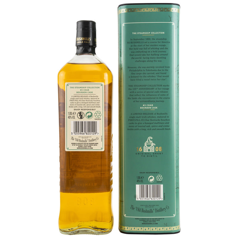 Bushmills Steamship Bourbon Cask - Irish Single Malt - Liter