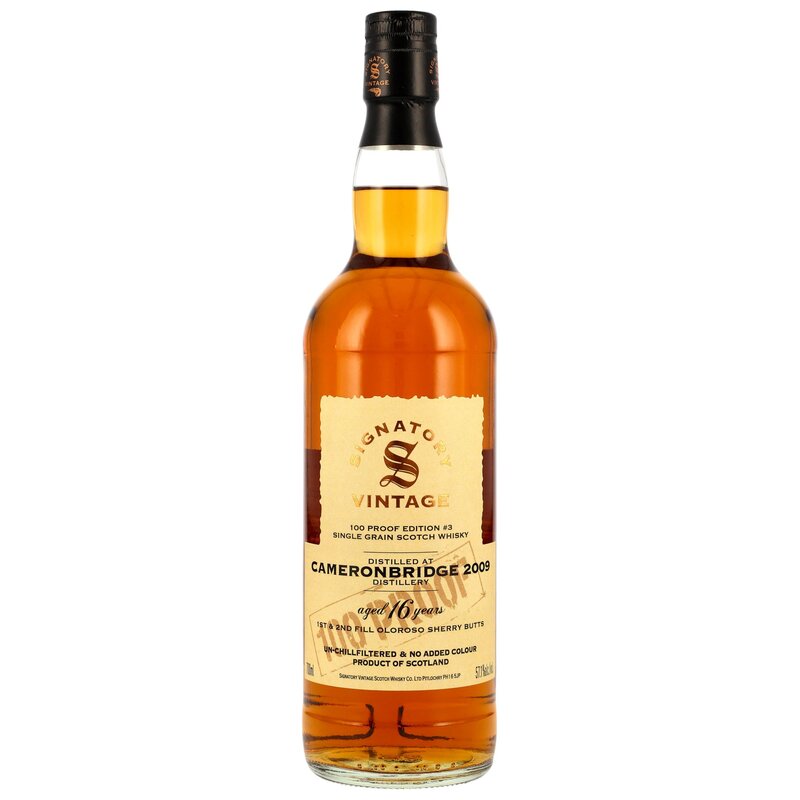 Cameronbridge 2009/2025 - 16 y.o. - Signatory 100 PROOF Grain Edition