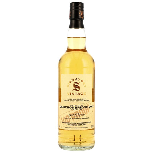 Cameronbridge 2012/2025 - 12 y.o. - Signatory 100 PROOF Grain Edition #1