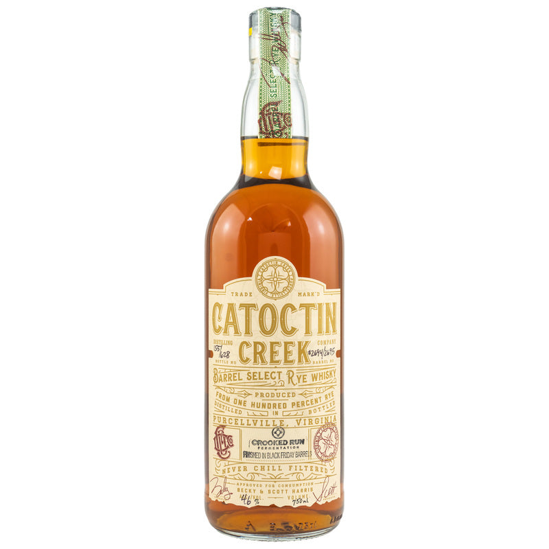 Catoctin Creek Black Friday Barrel Select Rye Whisky 46%