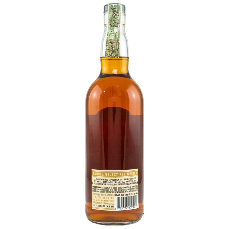 Catoctin Creek Black Friday Barrel Select Rye Whisky 46%