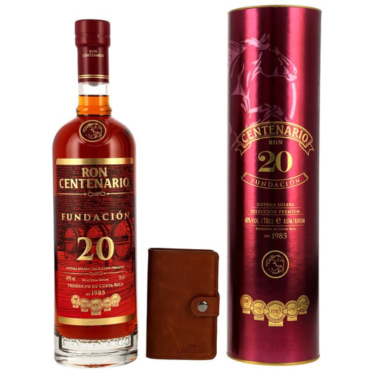 Centenario 20 y.o. Fundacion in Tube + Kartenetui