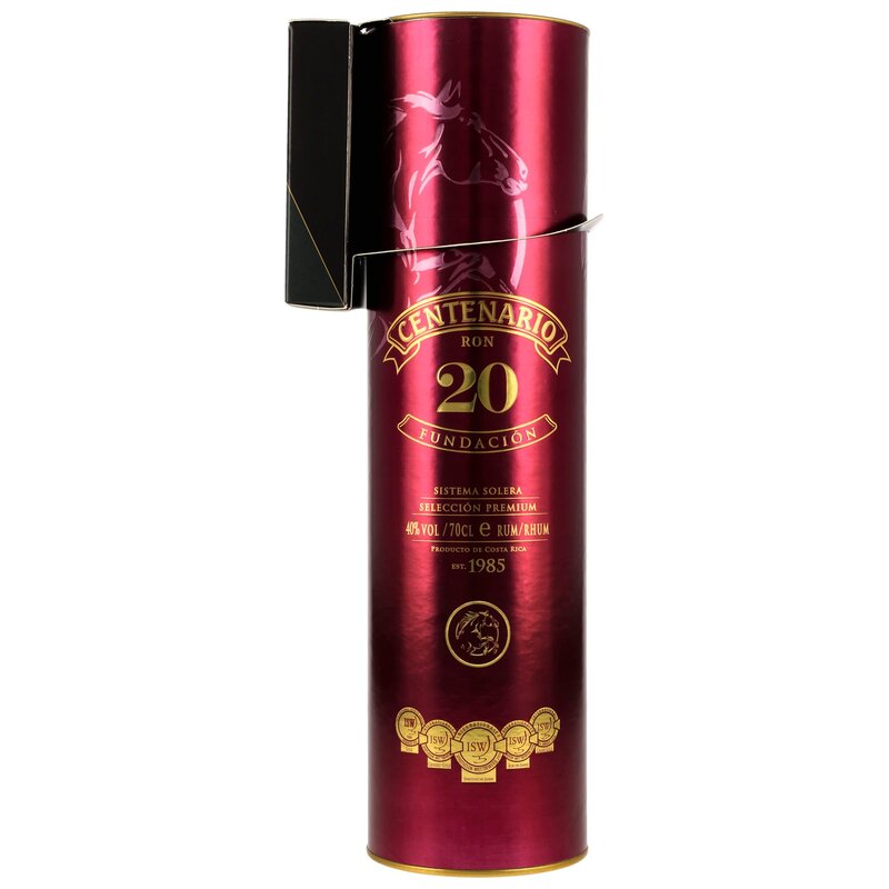 Centenario 20 y.o. Fundacion in Tube + Kartenetui