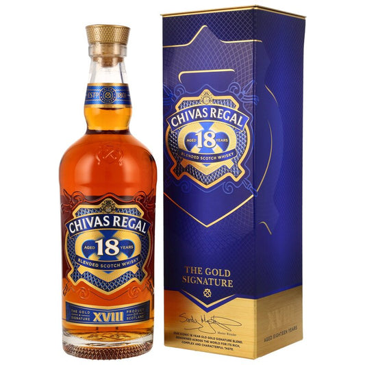 Chivas Regal 18 y.o. Gold Signature - neues Design 2024