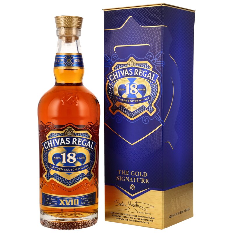 Chivas Regal 18 y.o. Gold Signature - neues Design 2024